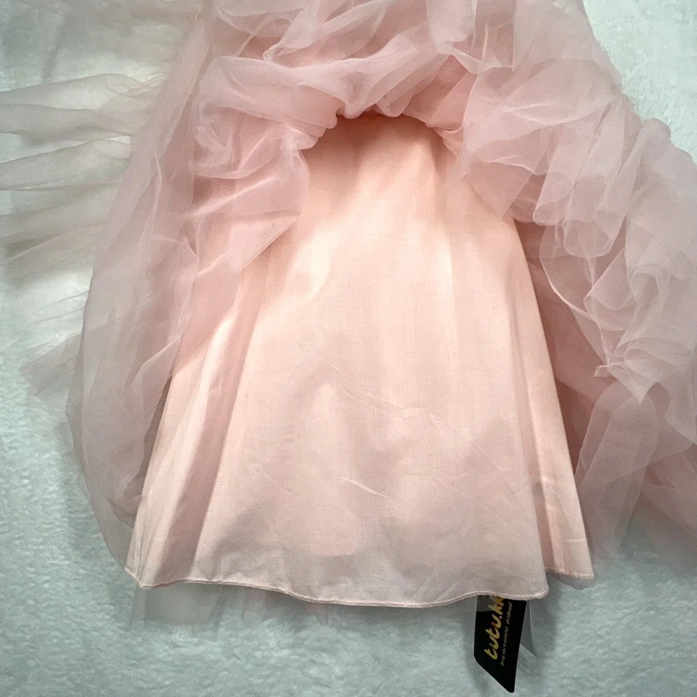 Child's Lace Tulle Tutu Dress 2T 3T Flower Girl Pageant Dress Ball Formal Gown